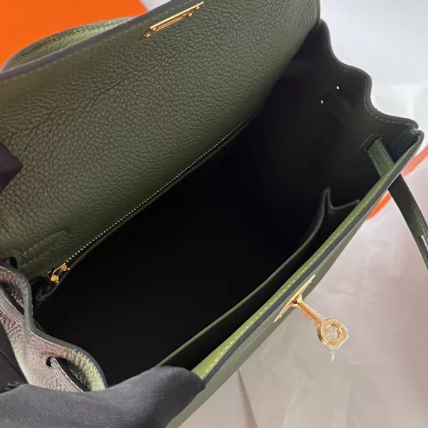 Cheap HOT SALE HERMES KELLY 25CM ALL HANDMADE TOGO LEATHER 0115