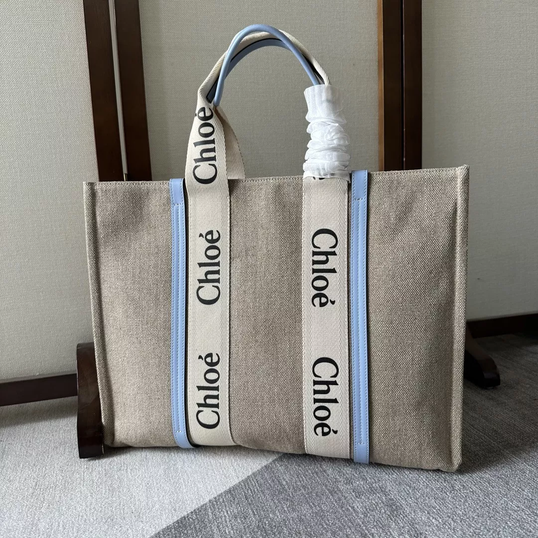 CHLOÉ large woody tote bag 0116