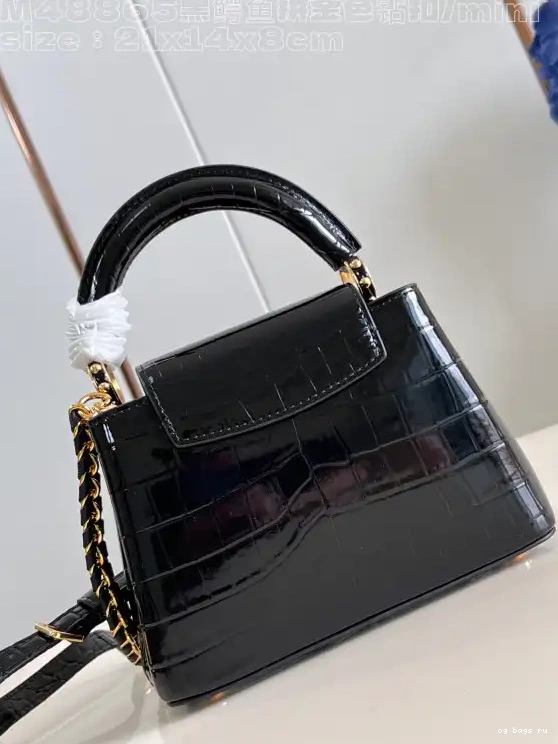 VUITTON CAPUCINES LOUIS MINI-21*14*8CM 0208