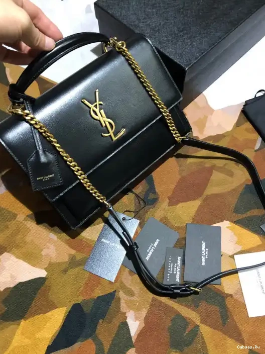 YSL MEDIUM SATCHEL SUNSET LEATHER IN SMOOTH 0219