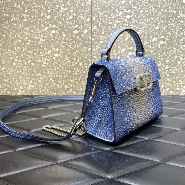 VALENTINO MINI VSLING HANDBAG WITH SPARKLING EMBROIDERY 0206