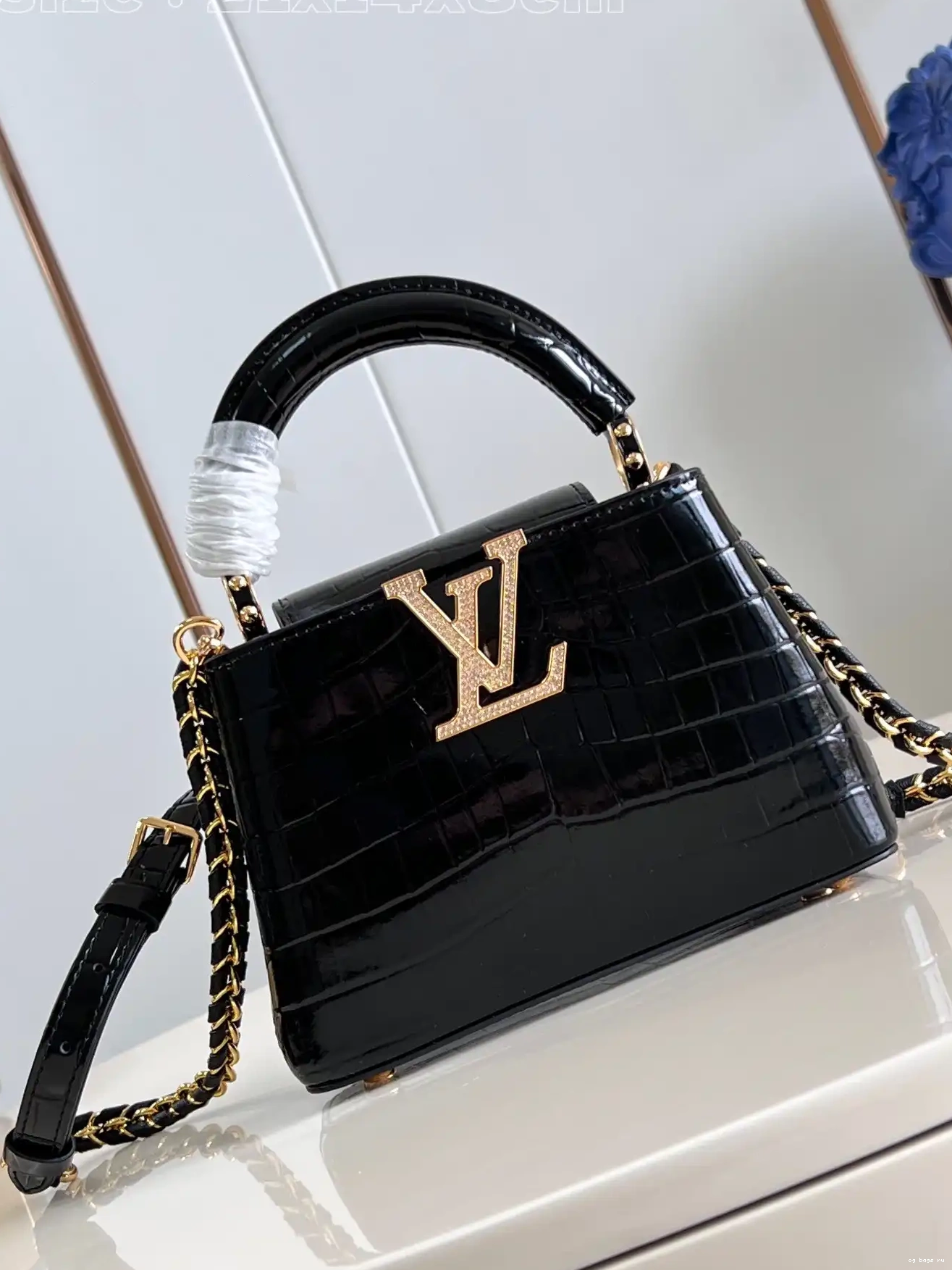 VUITTON CAPUCINES LOUIS MINI-21*14*8CM 0208