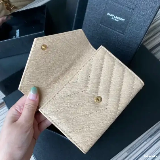 YSL SMALL ENVELOPE IN MONOGRAM WALLET 0217