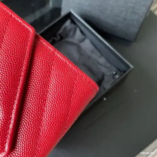 YSL SMALL MONOGRAM WALLET ENVELOPE IN 0218