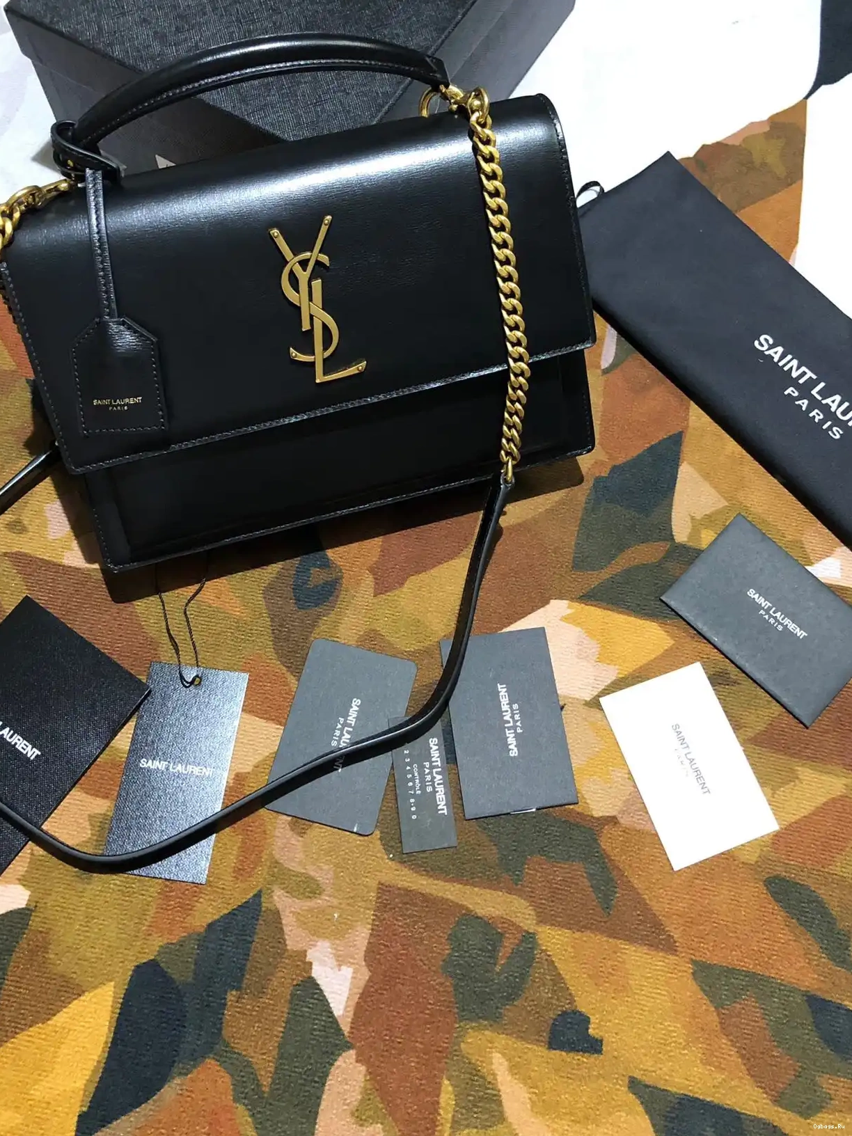 YSL MEDIUM SATCHEL SUNSET LEATHER IN SMOOTH 0219