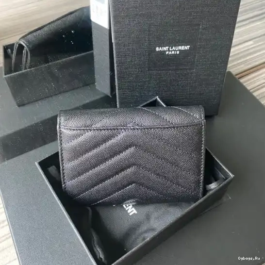 YSL SMALL WALLET MONOGRAM IN ENVELOPE 0218