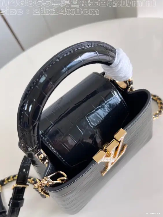 VUITTON CAPUCINES LOUIS MINI-21*14*8CM 0208