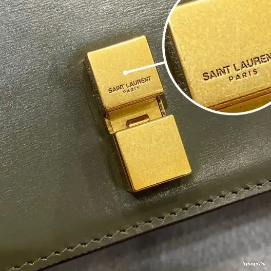 SMOOTH YSL SATCHEL CARRE LEATHER LOULOU IN 0214