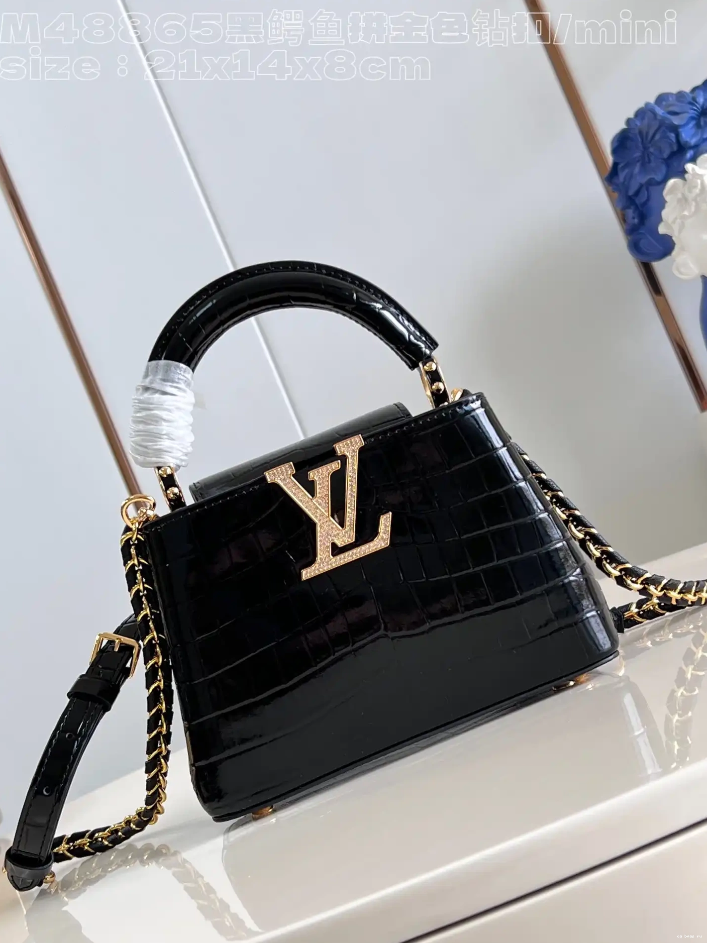 VUITTON CAPUCINES LOUIS MINI-21*14*8CM 0208