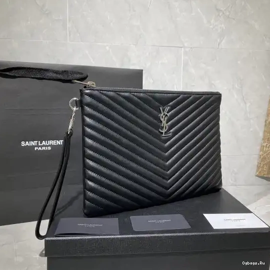 YSL MONOGRAM CLUTCH 0215