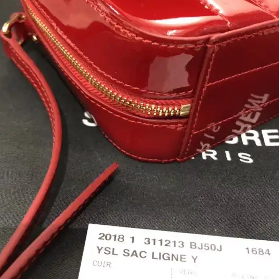 YSL leather Patent Vicky 0217