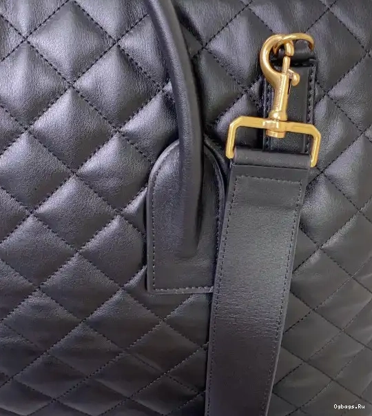 QUILTED LEATHER BAG TRAVEL IN YSL GIANT ES 0212