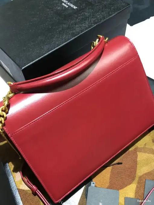 SUNSET SMOOTH MEDIUM IN SATCHEL LEATHER YSL 0223