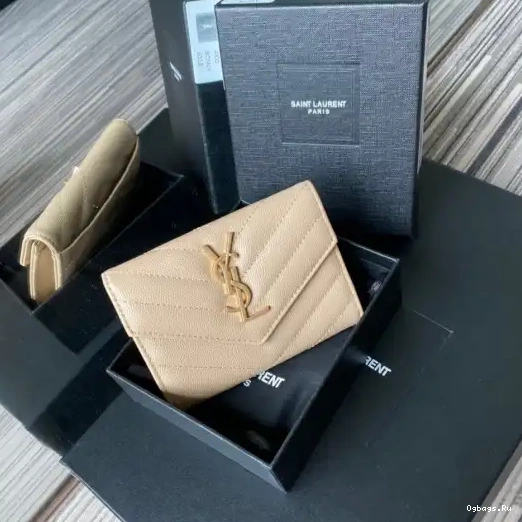 YSL SMALL ENVELOPE IN MONOGRAM WALLET 0217