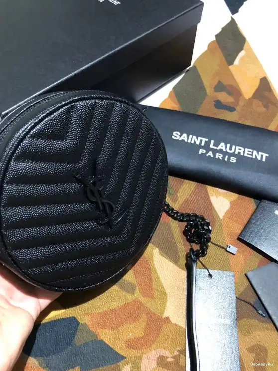 CAMERA BAG ROUND YSL VINYLE 0212