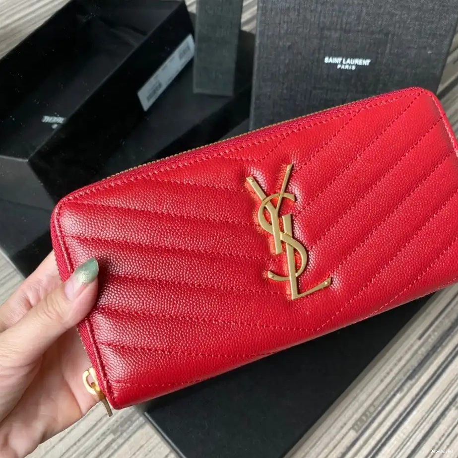 ZIPPY WALLET YSL MONOGRAM 0216