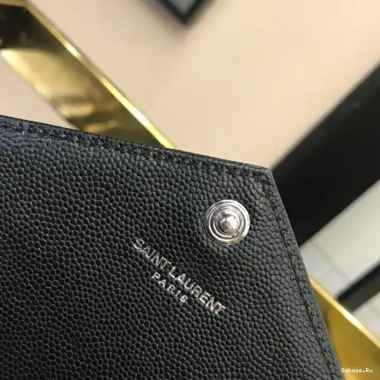 MATELASSÉ CHAIN CASSANDRE YSL WALLET 0322