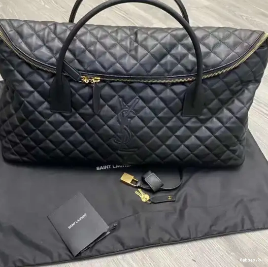 BAG LEATHER ES QUILTED IN YSL GIANT TRAVEL 0317