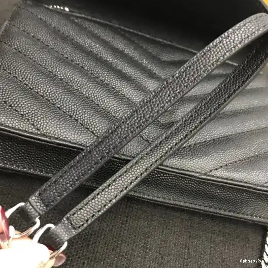 MATELASSÉ CHAIN CASSANDRE YSL WALLET 0322