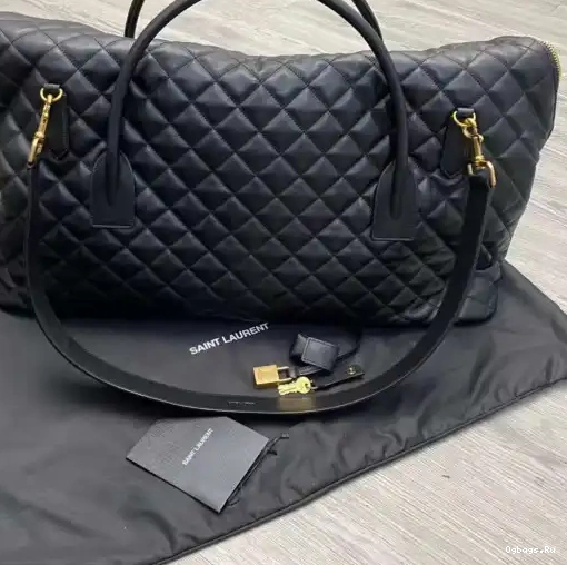 BAG LEATHER ES QUILTED IN YSL GIANT TRAVEL 0317